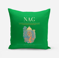 Thumbnail for Dr. Babasaheb Ambedkar International Airport (NAG) design on green pillow