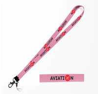 Thumbnail for Aviation lanyard - pink