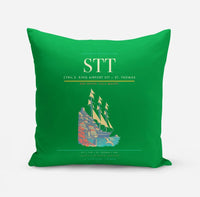 Thumbnail for Cyril E. King Airport (STT) design on green pillow