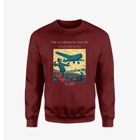 Thumbnail for VINTAGE G4396 - The Scarecrow Salute - Designed Sweatshirts design on winered