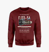 Thumbnail for FJ33-5A design on wine red sweatshirt