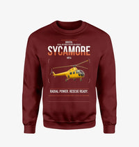 Thumbnail for Bristol Sycamore HR14 design on wine red sweatshirt