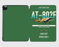 Thumbnail for Air Tractor AT-802F design on green ipad tablet case