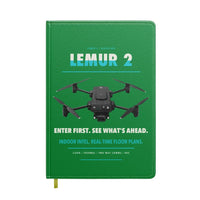 Thumbnail for BRINC LEMUR 2 design on green notebook