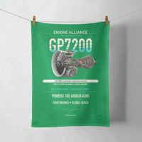 Thumbnail for GP7200 design on green towel