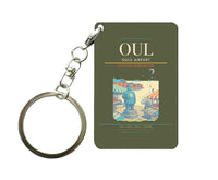 Thumbnail for Oulu Airport (OUL) design on green army key chain