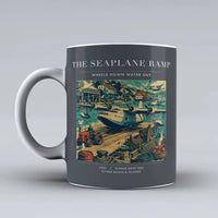 Thumbnail for VINTAGE G4068 - The Seaplane Ramp - Ceramic Mug design on gray