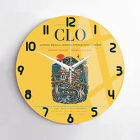 Thumbnail for Alfonso Bonilla Aragon International Airport CLO Wall-Clock No-Frame - Yellow