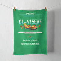 Thumbnail for Canadair CL-415EAF design on green towel