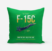 Thumbnail for F-15C Eagle design on green pillow