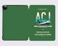 Thumbnail for Airbus ACJ TwoTwenty design on green ipad tablet case