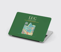 Thumbnail for Lugano Airport (LUG) design on green MacBook case