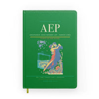 Thumbnail for Aeroparque Jorge Newbery (AEP) design on green notebook