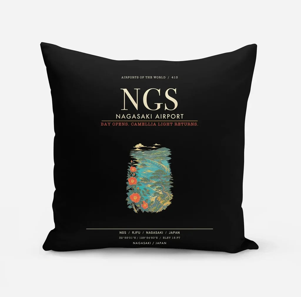 Nagasaki Airport NGS - Black