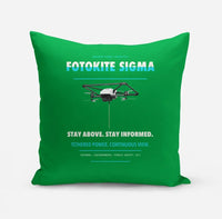 Thumbnail for Fotokite Sigma design on green pillow