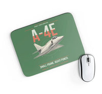 Thumbnail for A-4E Skyhawk design on green rectangle mouse pad