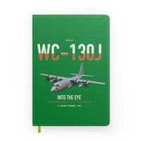 Thumbnail for WC-130J Hurricane Hunter design on green notebook
