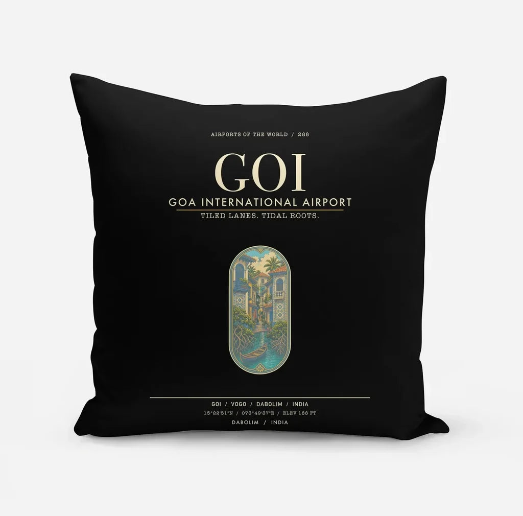 Goa International Airport Dabolim GOI - Black