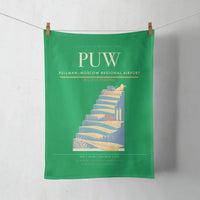 Thumbnail for Pullman–Moscow Regional Airport (PUW) design on green towel