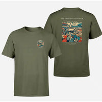 Thumbnail for VINTAGE G4081 - The Observation Deck - Double-Side T-Shirt design on greenarmy double side t shirt