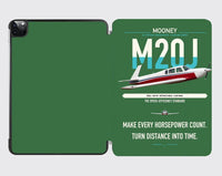 Thumbnail for Mooney M20J 201 design on green ipad tablet case