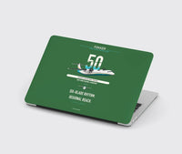 Thumbnail for Fokker 50 design on green MacBook case