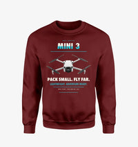 Thumbnail for DJI Mini 3 design on wine red sweatshirt