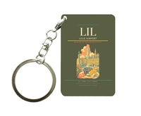 Thumbnail for Lille Airport (LIL) design on green army key chain
