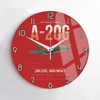 Thumbnail for A-20G Havoc design on red no frame wall clock