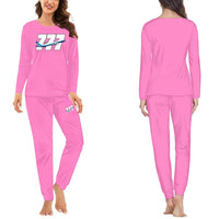 Thumbnail for Super Boeing 777 women pajamas - Pink