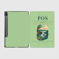 Thumbnail for Piarco International Airport (POS) design on light green samsung tablet tablet case