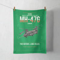 Thumbnail for Boeing MH-47G Chinook design on green towel