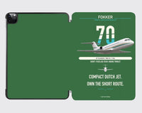 Thumbnail for Fokker 70 design on green ipad tablet case