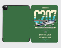 Thumbnail for Cessna T207A Stationair 8 design on green ipad tablet case