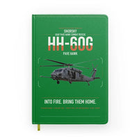 Thumbnail for Sikorsky HH-60G Pave Hawk design on green notebook