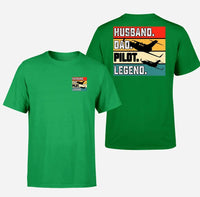 Thumbnail for Customisable Husband & Dad & Pilot T-Shirt - view 8