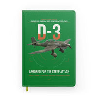 Thumbnail for Junkers Ju 87D-3 design on green notebook