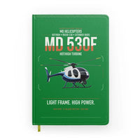 Thumbnail for MD Helicopters MD 530F design on green notebook