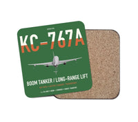 Thumbnail for Boeing KC-767A design on green 1 piece coaster