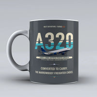 Thumbnail for A320P2F Mug design on gray airbus