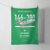 Thumbnail for BAe 146-300 design on green towel