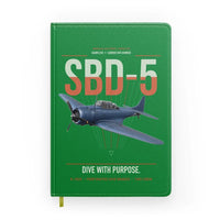 Thumbnail for SBD-5 Dauntless design on green notebook