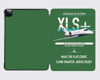 Thumbnail for Cessna Citation XLSPlus design on green ipad tablet case