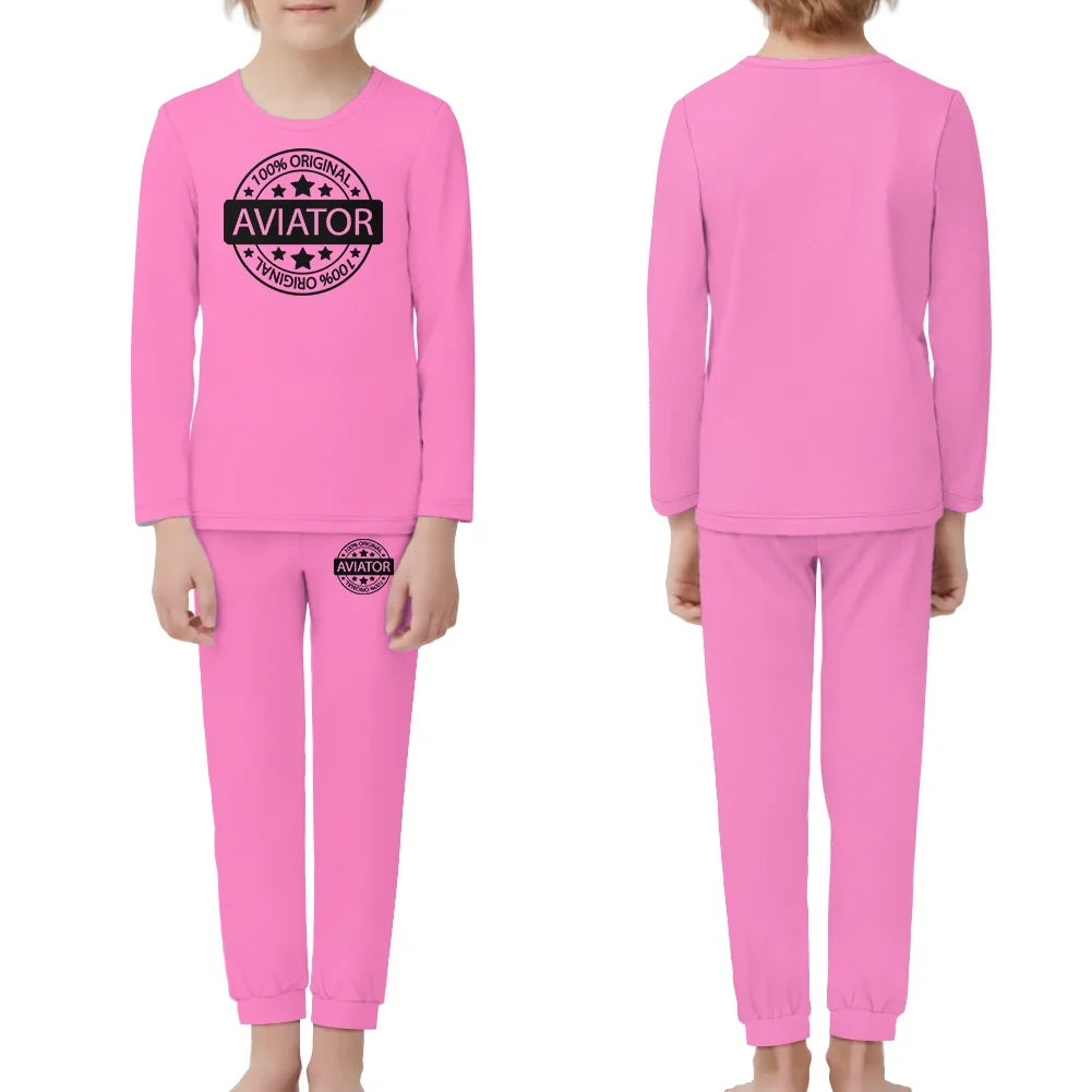 %100 Original Aviator children pajamas - Pink