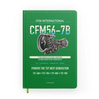 Thumbnail for CFM56-7B design on green notebook