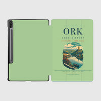 Thumbnail for Cork Airport (ORK) design on light green samsung tablet tablet case