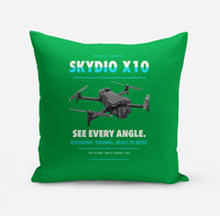 Thumbnail for Skydio X10 design on green pillow