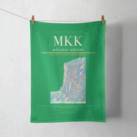 Thumbnail for Molokai Airport (MKK) design on green towel