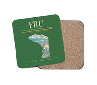 Thumbnail for Manas International Airport (FRU) design on green 1 piece coaster