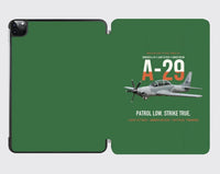 Thumbnail for A-29 Super Tucano Light Attack design on green ipad tablet case